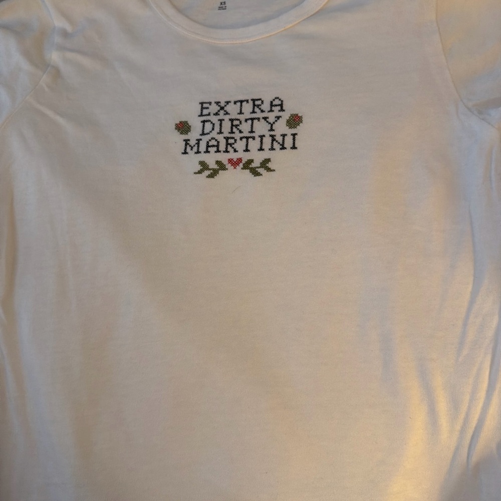 Abercrombie & Fitch White Skimming Tee - Picture 2 of 6
